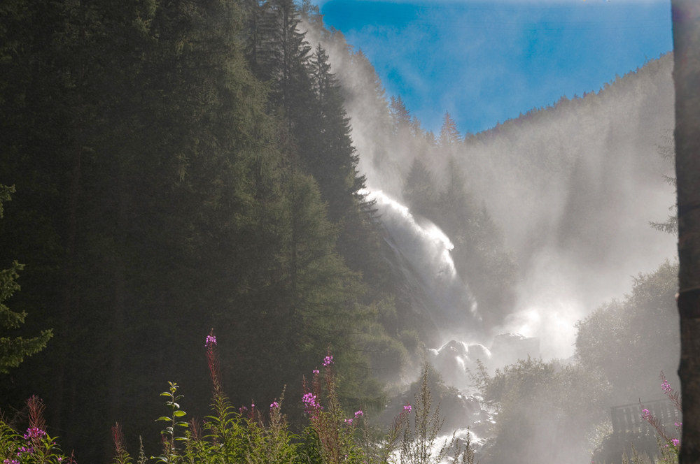 Blick aus den Stuibenfall