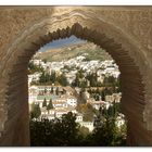 Blick aus der Alhambra auf die Altstadt.