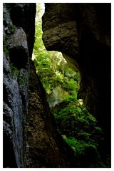 Blick aus der Breitachklamm