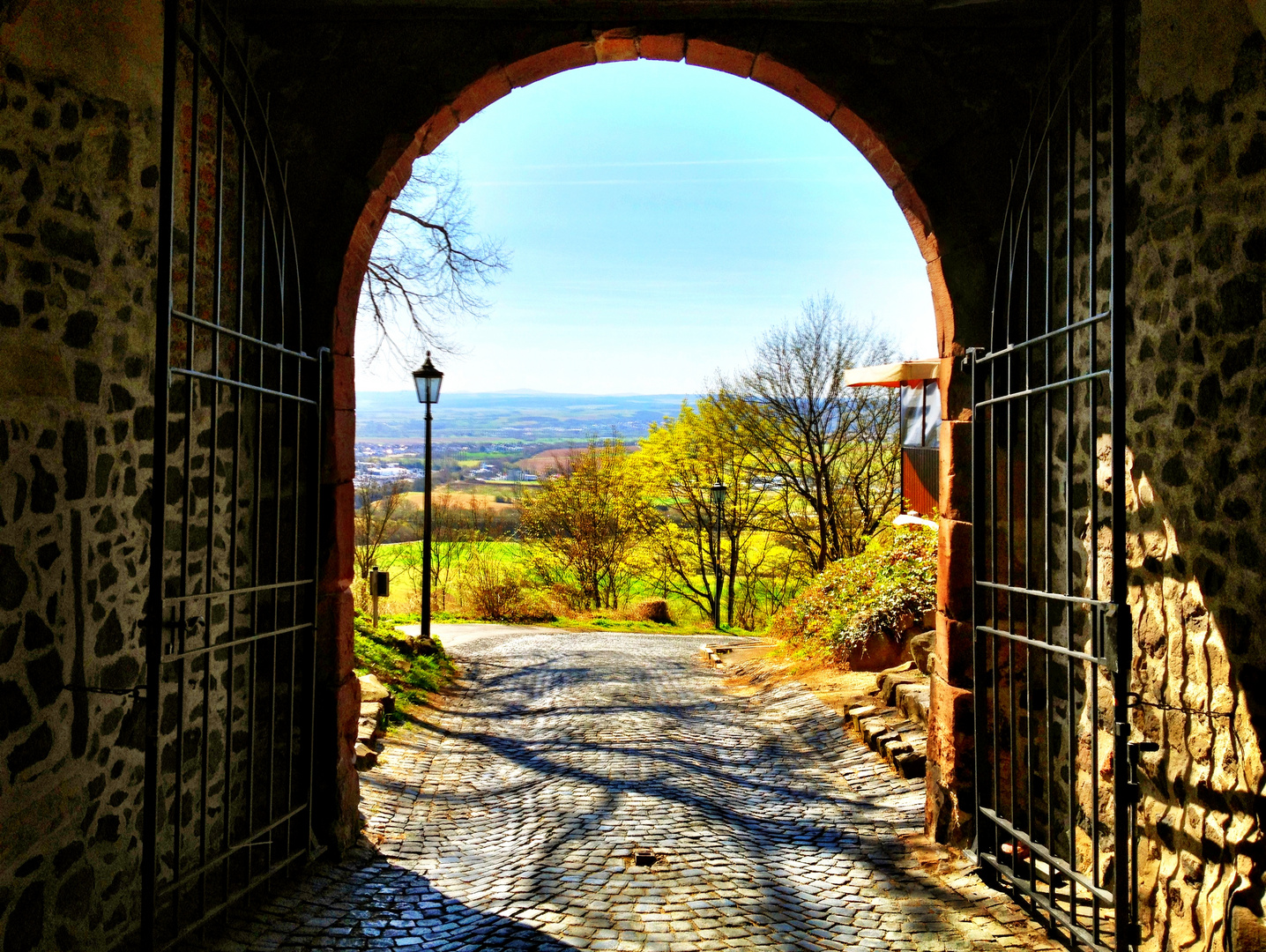 Blick aus der Burg