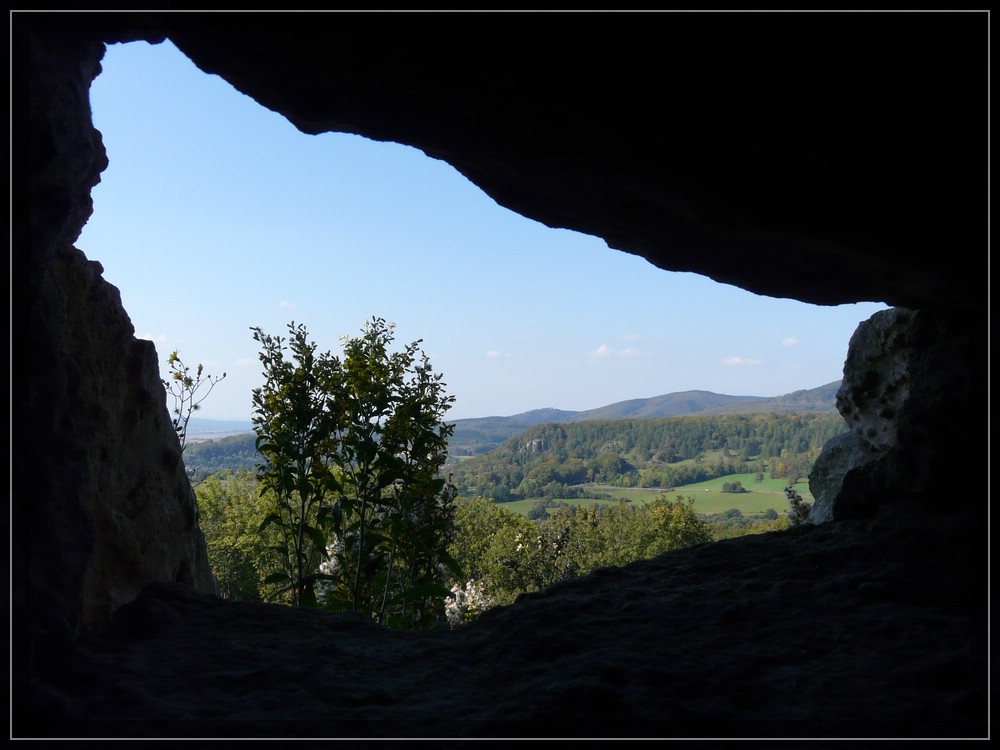 Blick aus der Burgruine