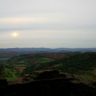 Blick aus der Burgruine Hanstein