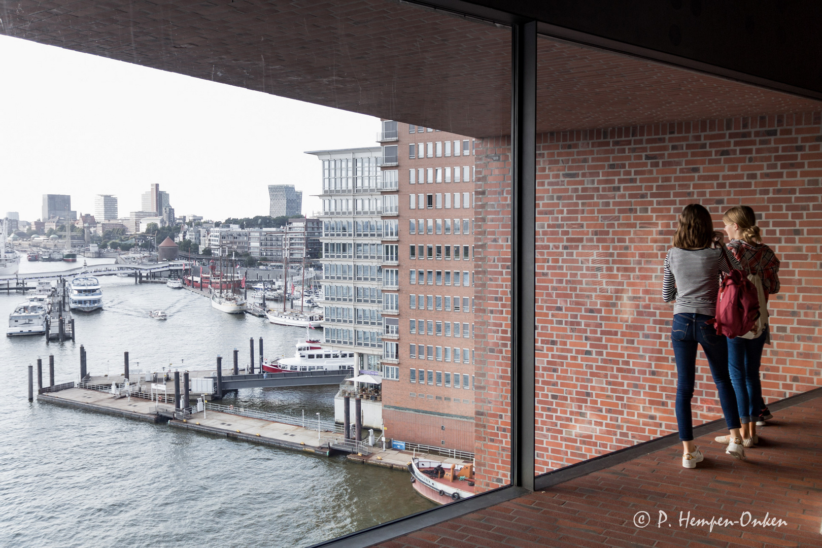 Blick aus der Elbphilharmonie