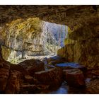 Blick aus der Falkensteiner Höhle