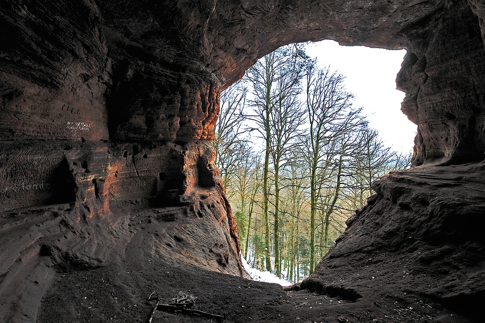 Blick aus der Genovevahöhle 1