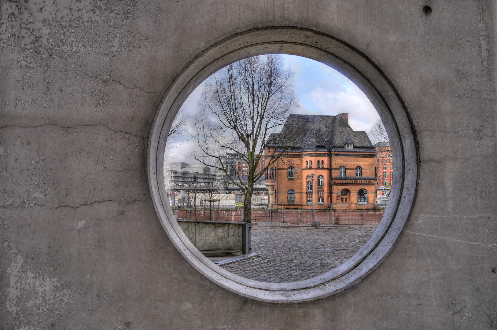 Blick aus der Hamburger Hafencity