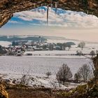 Blick aus der Höhle