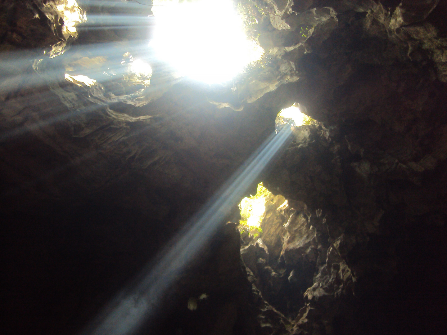 Blick aus der Höhle