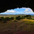 Blick aus der Höhle Richtung Lucky Bay