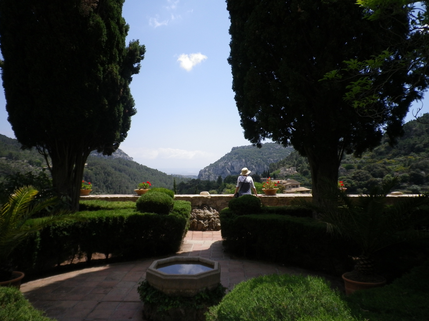 Blick aus der Klosterzelle