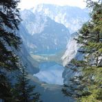 Blick aus der Röthwand auf den Obersee + Königssee