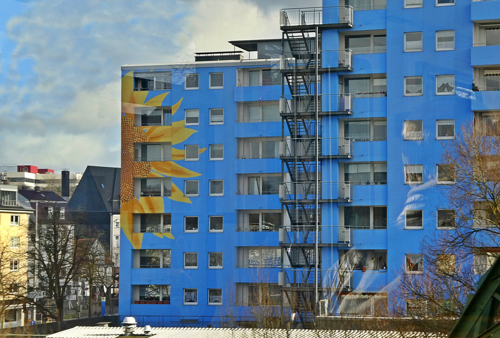 Blick aus der Schwebebahn