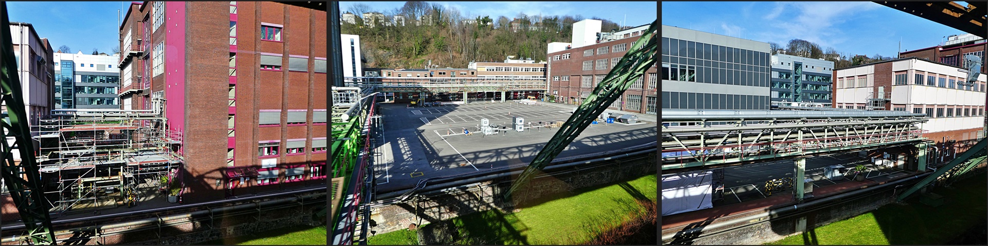 Blick aus der Schwebebahn 