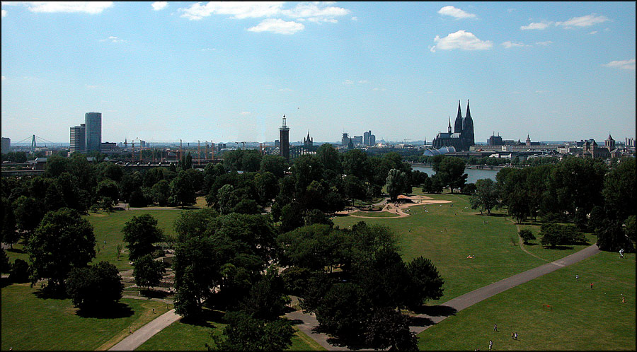 Blick aus der Seilbahn