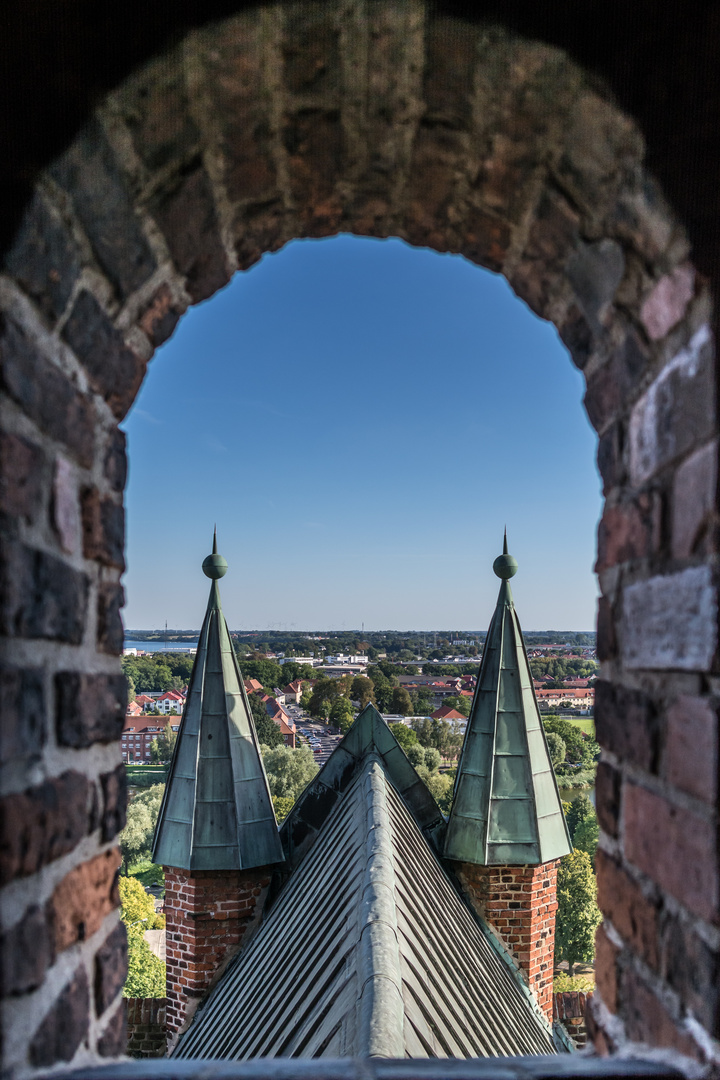 Blick aus der Stralsunder Marienkirche