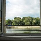 Blick aus einem Fenster in Regensburg