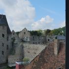 Blick aus einem Schlossfenster