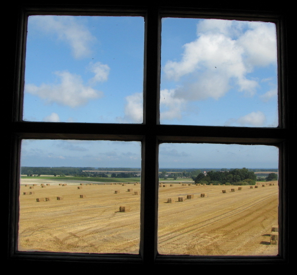 Blick aus einer alten Mühle