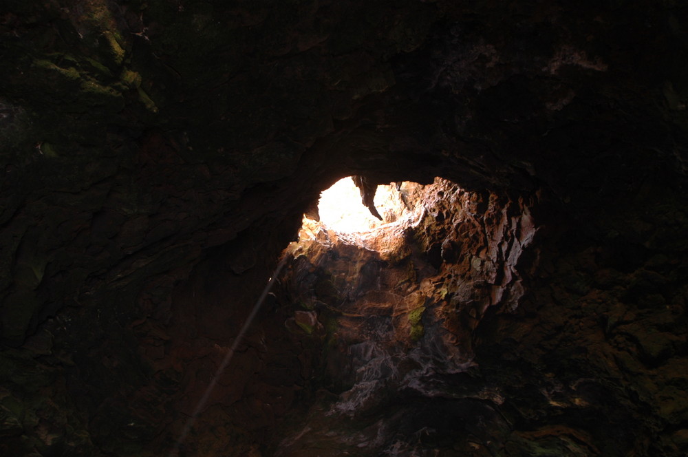 Blick aus einer Vulkanblase - Lanzarote