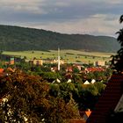 Blick aus meinem Fenster auf die Northeimer Südstadt und den Wieterhöhenzug.