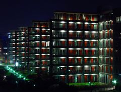 Blick aus meinem Fenster in die Nacht