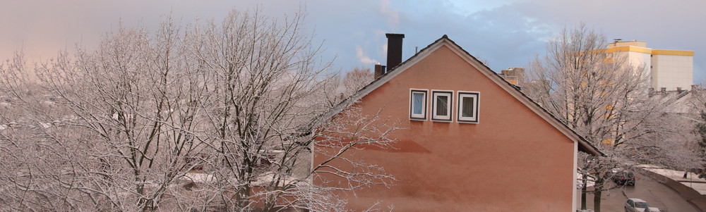 Blick aus meinem Fenster zu Ostern