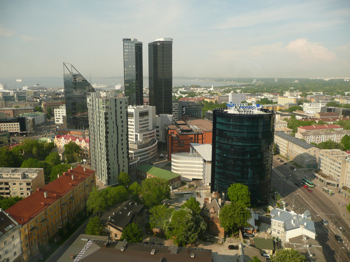 Blick aus meinem Hotelfenster im Olüpia Raddisson Blu