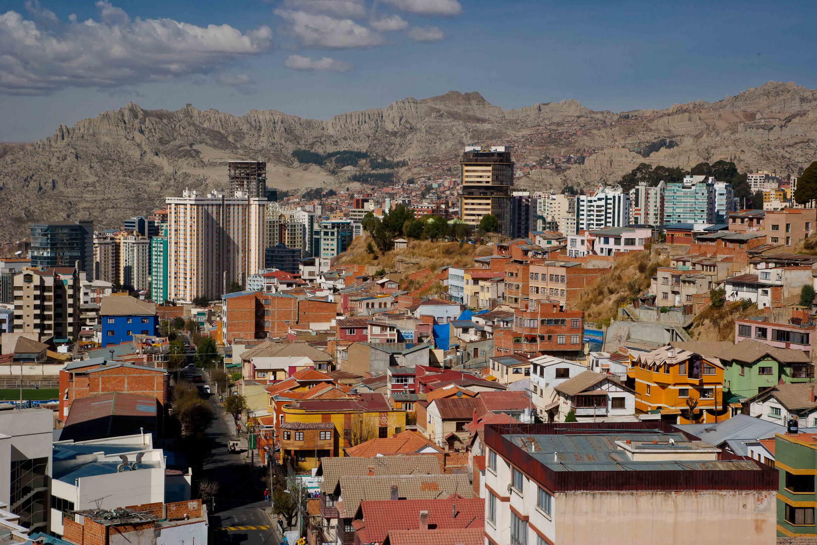 Blick aus meinem Hotelfenster in La Paz