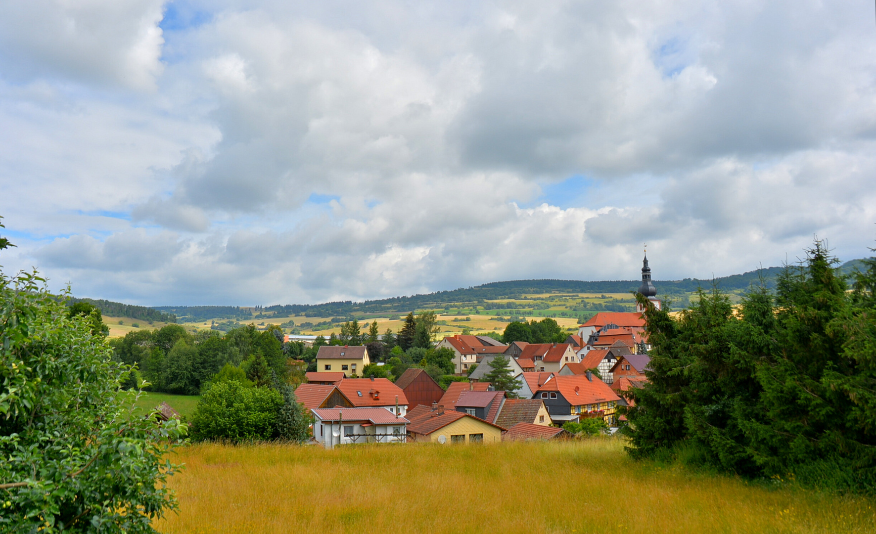 Blick aus meinem Zimmer (vista de mi habitación)