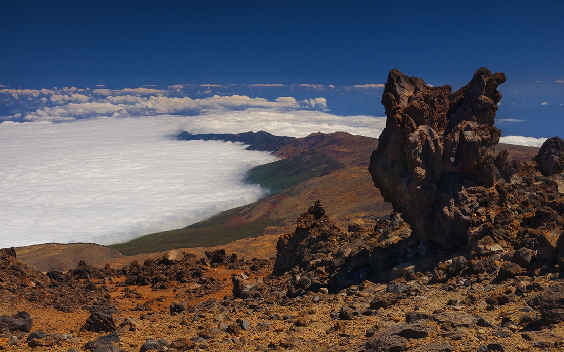 Blick aus Pico del Teide