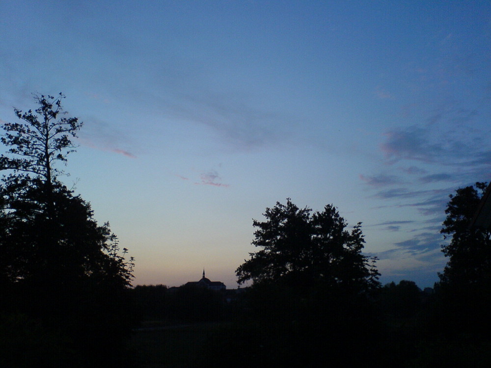 Blick aus Schorchs Fenster.