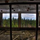 Blick aus Ulbricht´s Schlafzimmer in seiner Nobelherberge in Oberhof