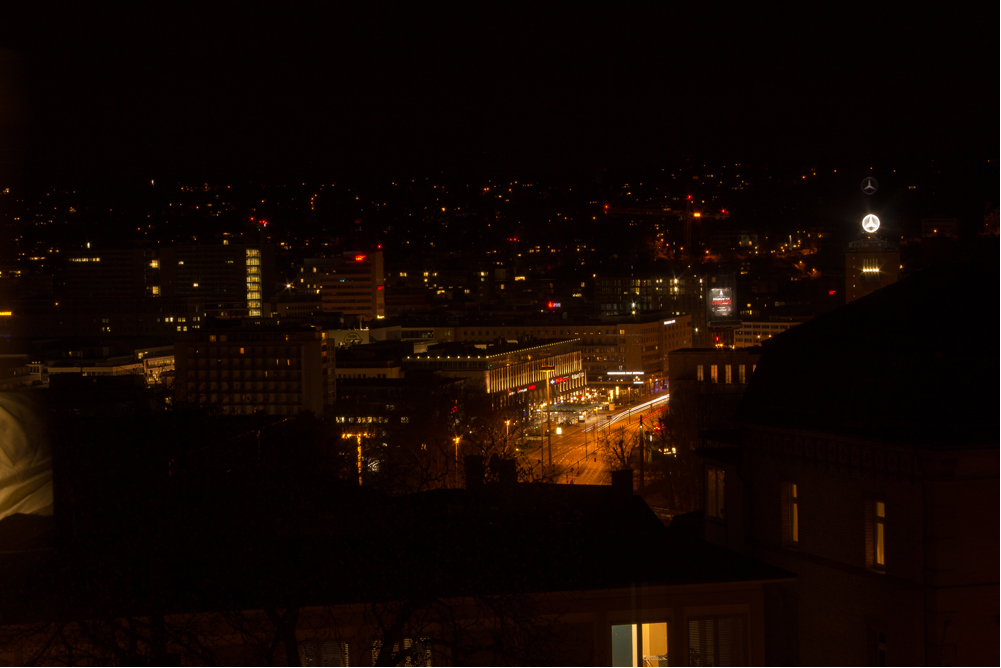 Blick aus unserem Fenster der Jugendherberge