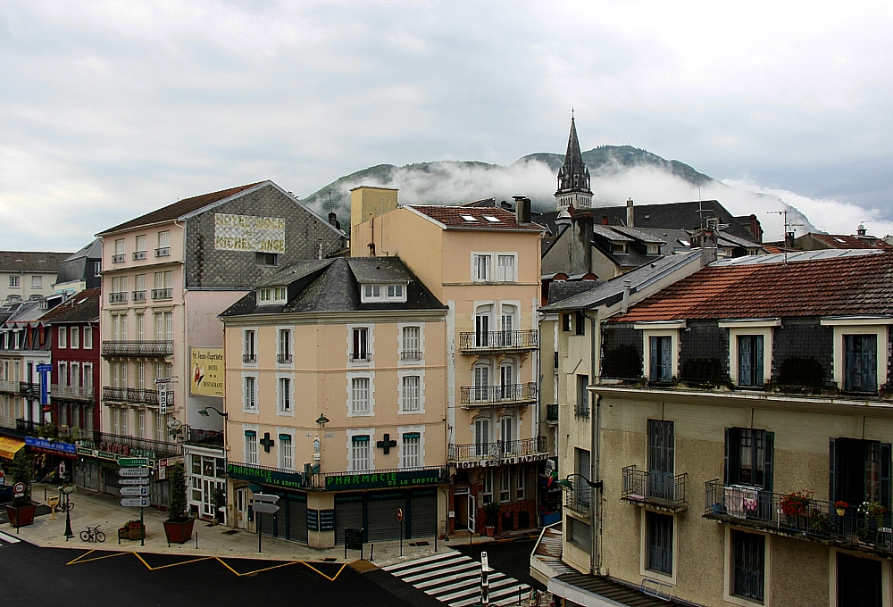 Blick aus unserem Hotelzimmer