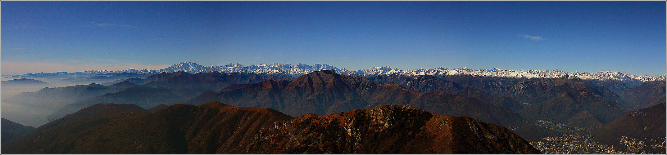 Blick aus unserer Traum-Wanderung im Tessin