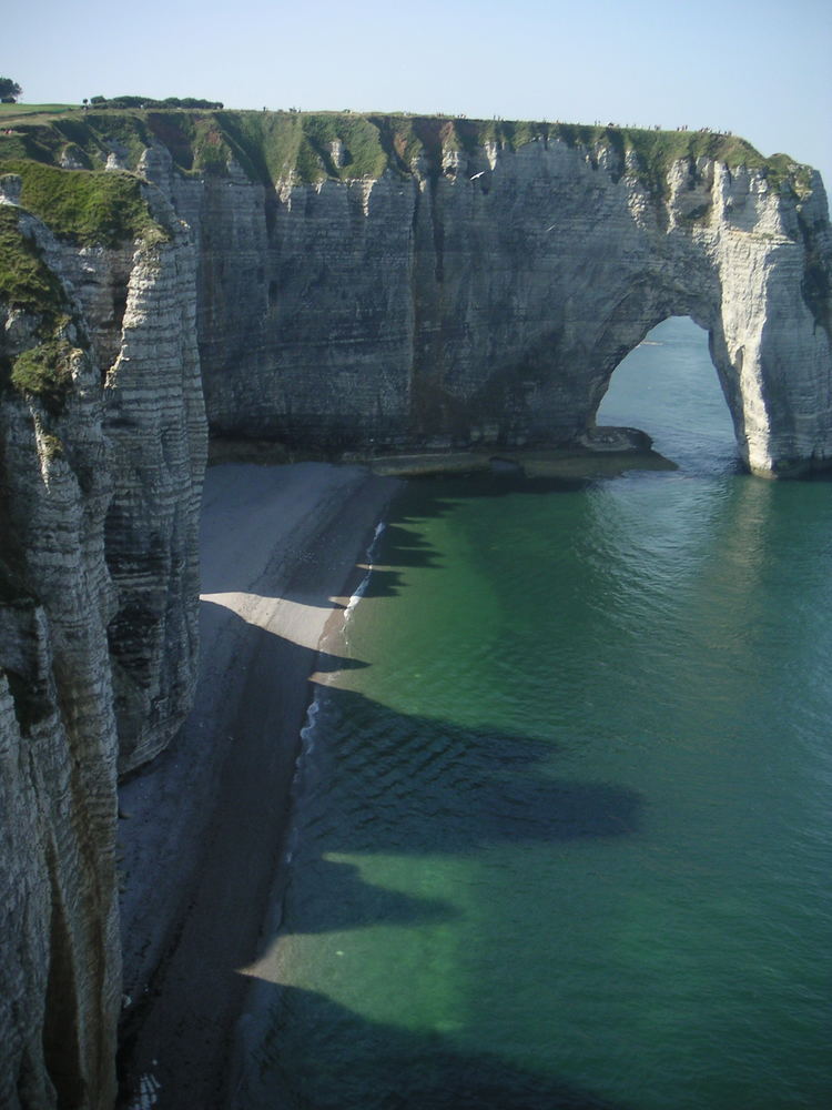 Blick bei Etretat