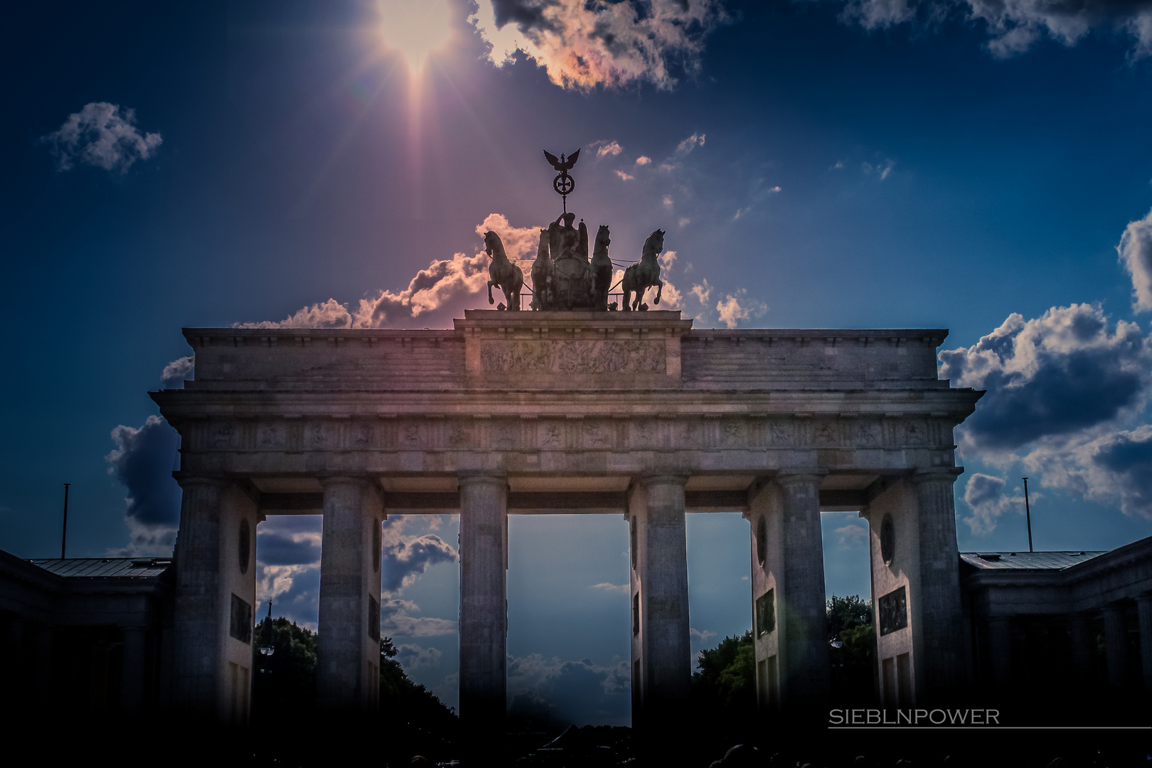 Blick Berlin - Brandenburger Tor