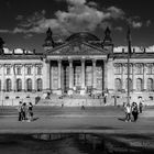 Blick Berlin - Reichstag bw