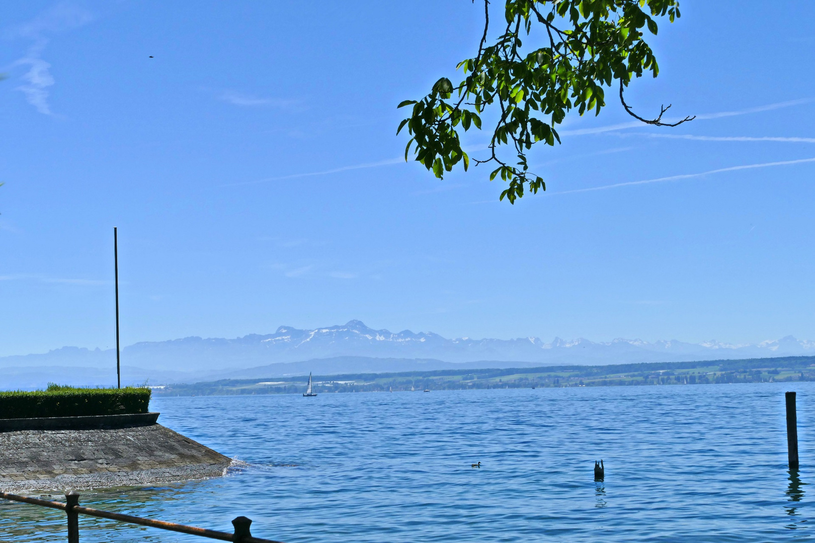 Blick bis in die schweizer Berge   -   Korrektur des Fotos siehe Anhang