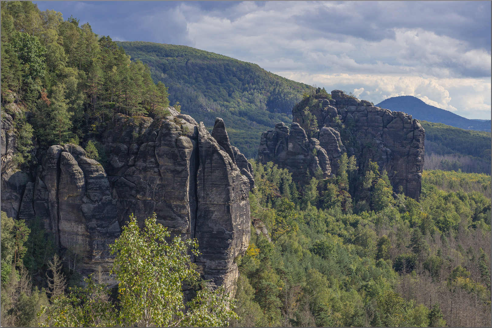 Blick bis ins Böhmische 