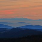 Blick bis zu den Alpen