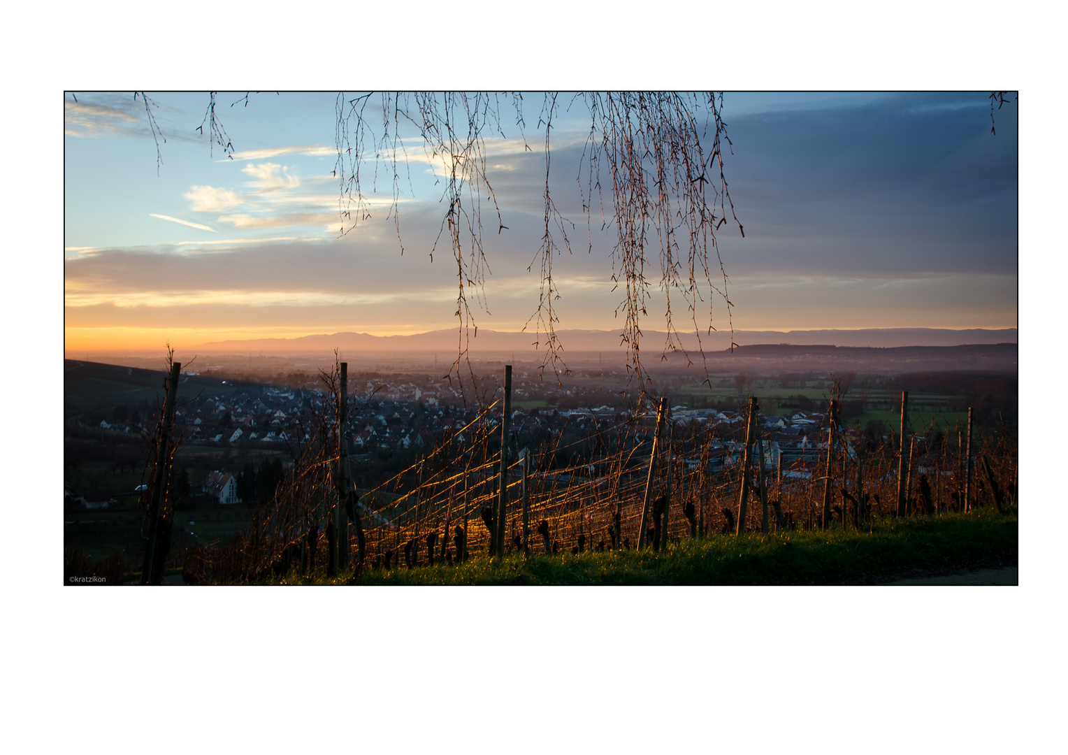 Blick bis zu den Vogesen