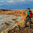 Blick des Fotografen in die Atacamawüste