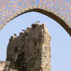 Blick durch Bab el-Berdain, dem „Tor der Sattler“ in Meknès / Marokko