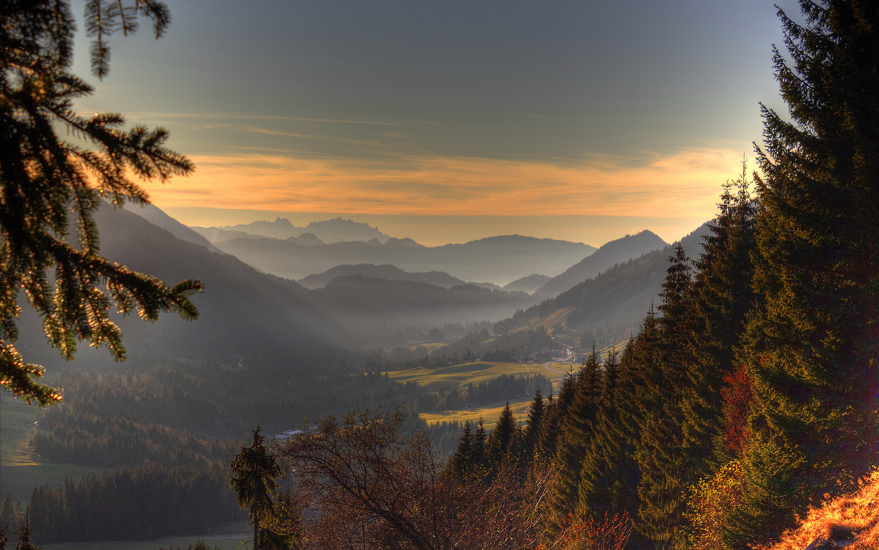 Blick durch das Balderschwanger Tal