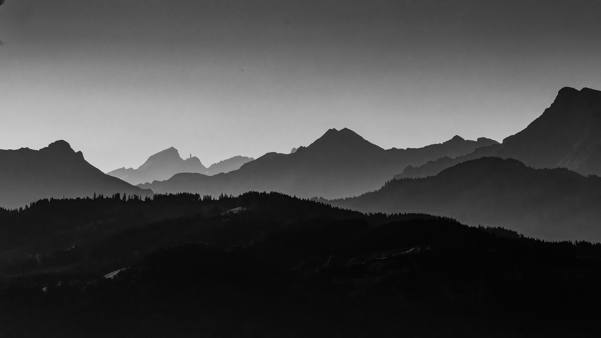 Blick durch das Emmental in die Zentralschweiz