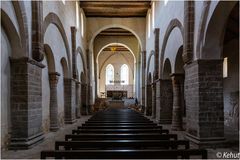 Blick durch das Langhaus Klosterkirche St. Vitus Drübeck