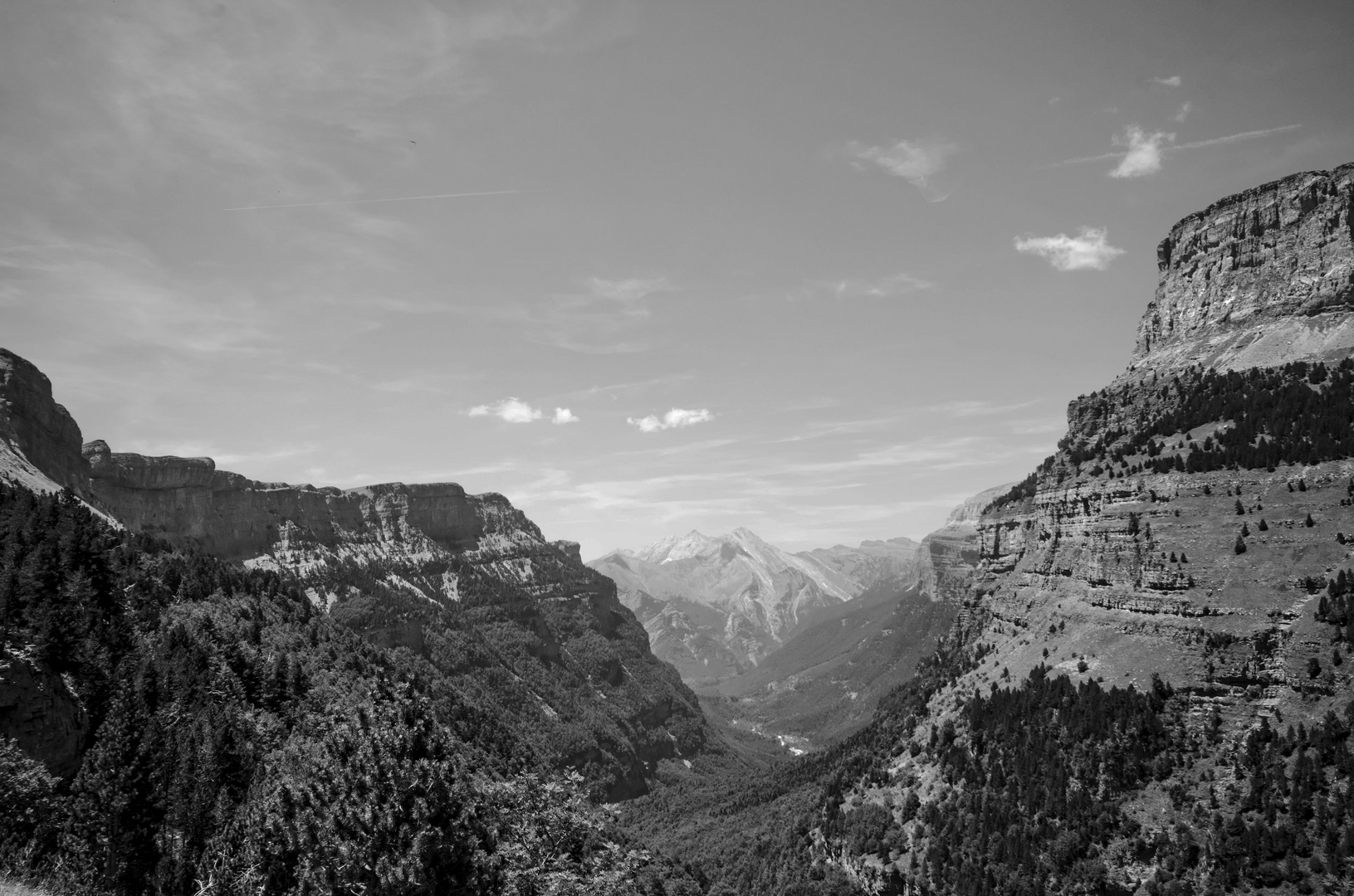 Blick durch das Ordesa-Tal