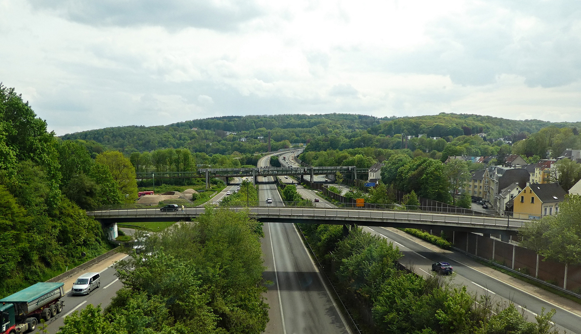 Blick durch das Zugfenster