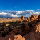 (Blick durch den) North Window Arch - Arches Nationalpark (USA) (2023)